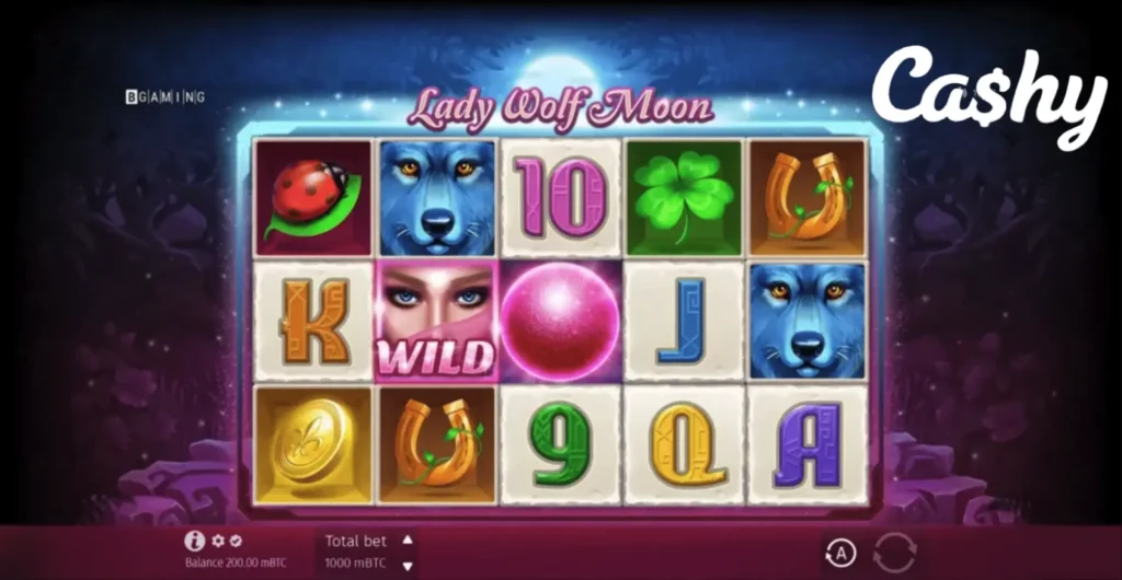 Cashy Lady Wolf Moon Gameplay